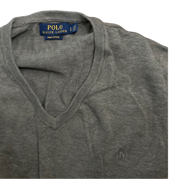 2 xPolo Ralph Lauren Pima cotton sweater - size L - Picture 3 of 6